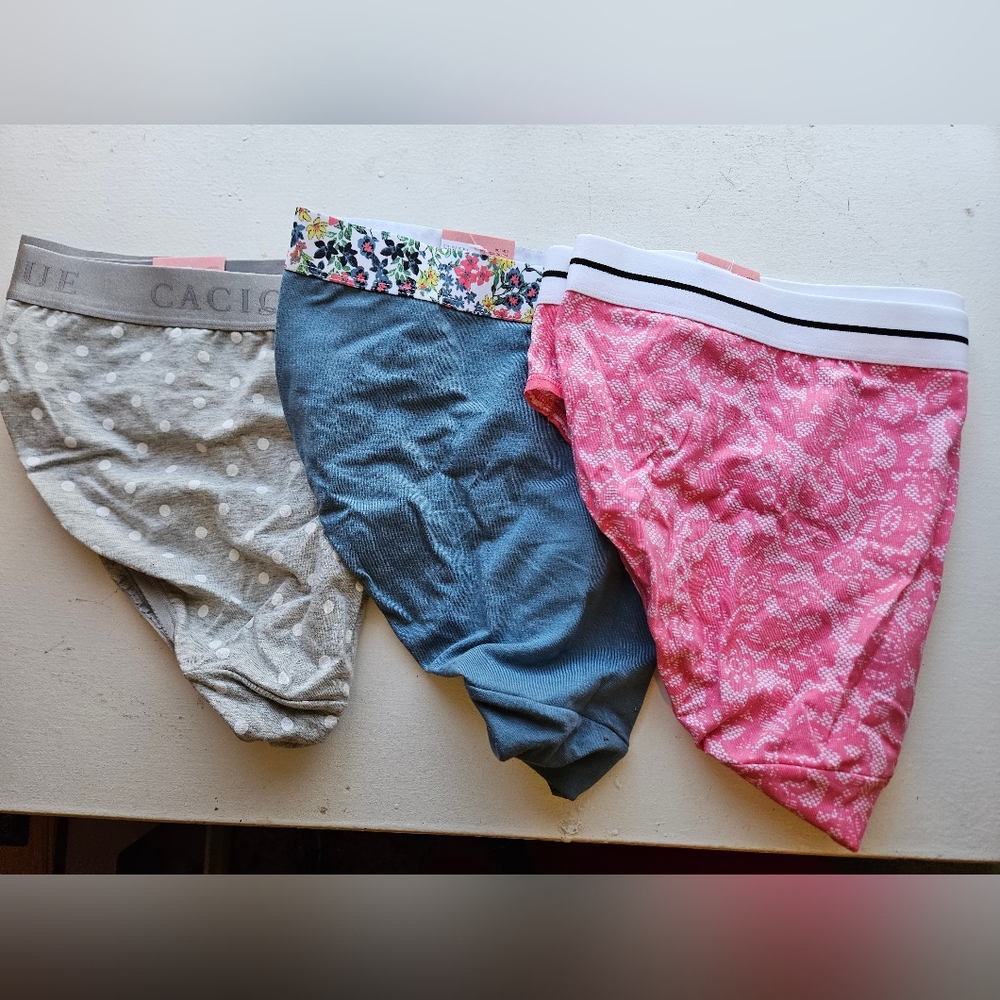 Lane Bryant Cacique cotton hipster panties, three pairs!  Size 14/16